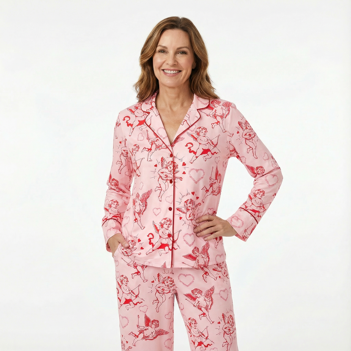 Valentine's Day Cupid Women's Pajama Set VIP