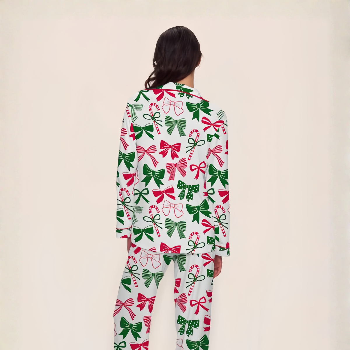 Christmas Bows Women's Pajama Set VIP