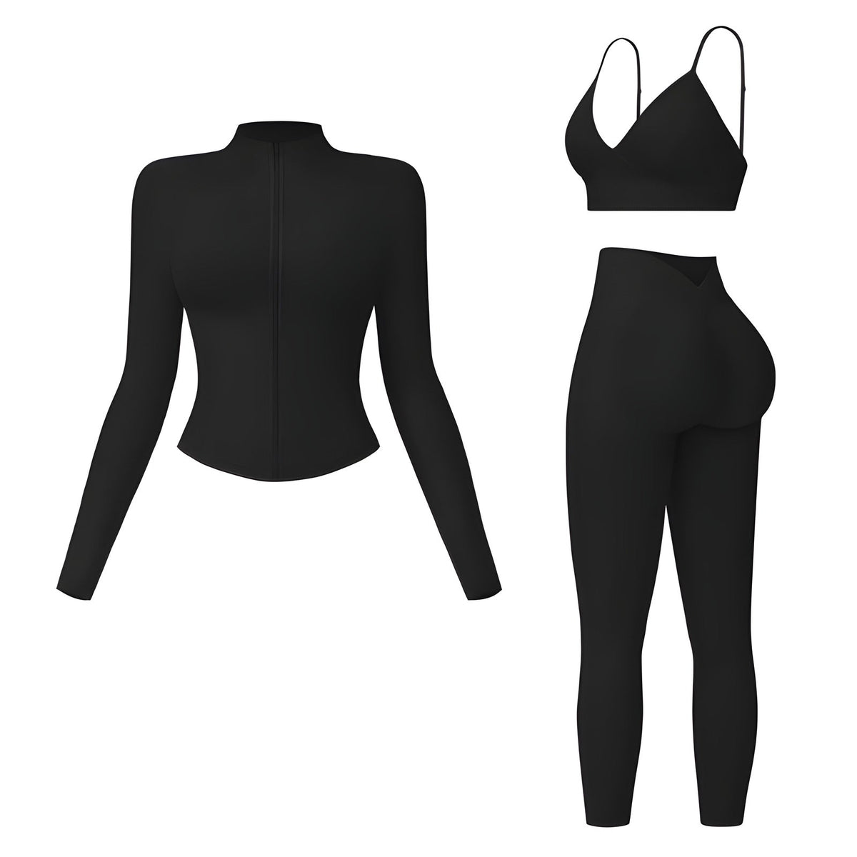Women's 3 Piece Activewear Set