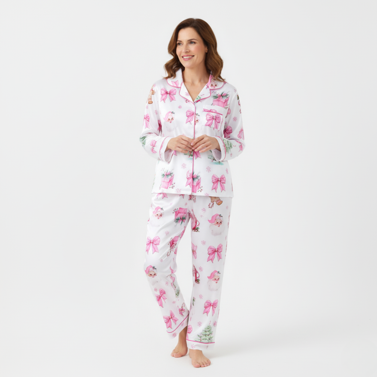 A Very Pink Christmas Women's Pajama Set