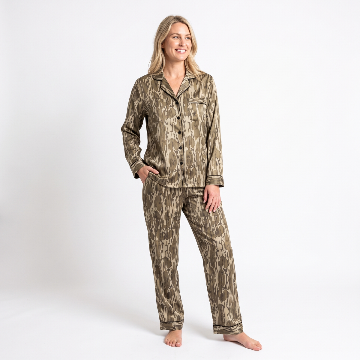 Duck Season Camo Women's Pajama Set