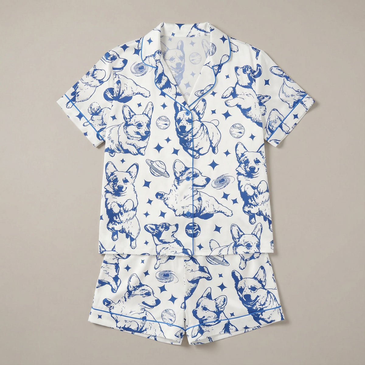 Outer Space Corgi Women's Pajama Set VIP