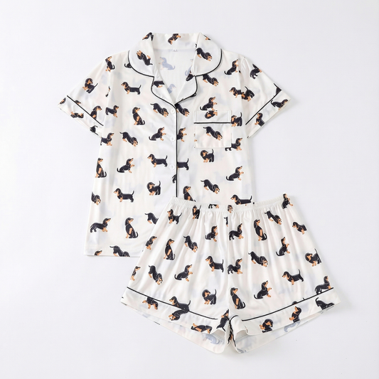 Mini Dachshunds Women's Pajama Set VIP