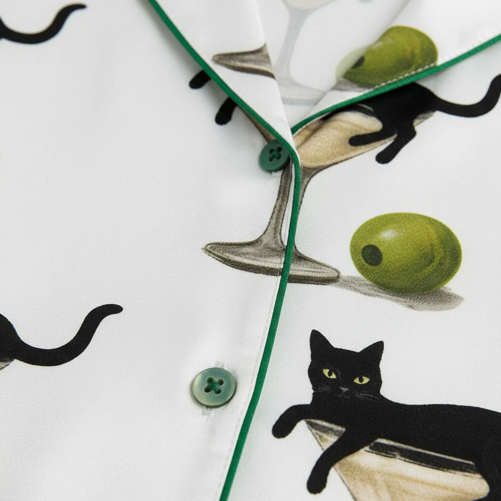 Martini Cats Women's Pajama Set