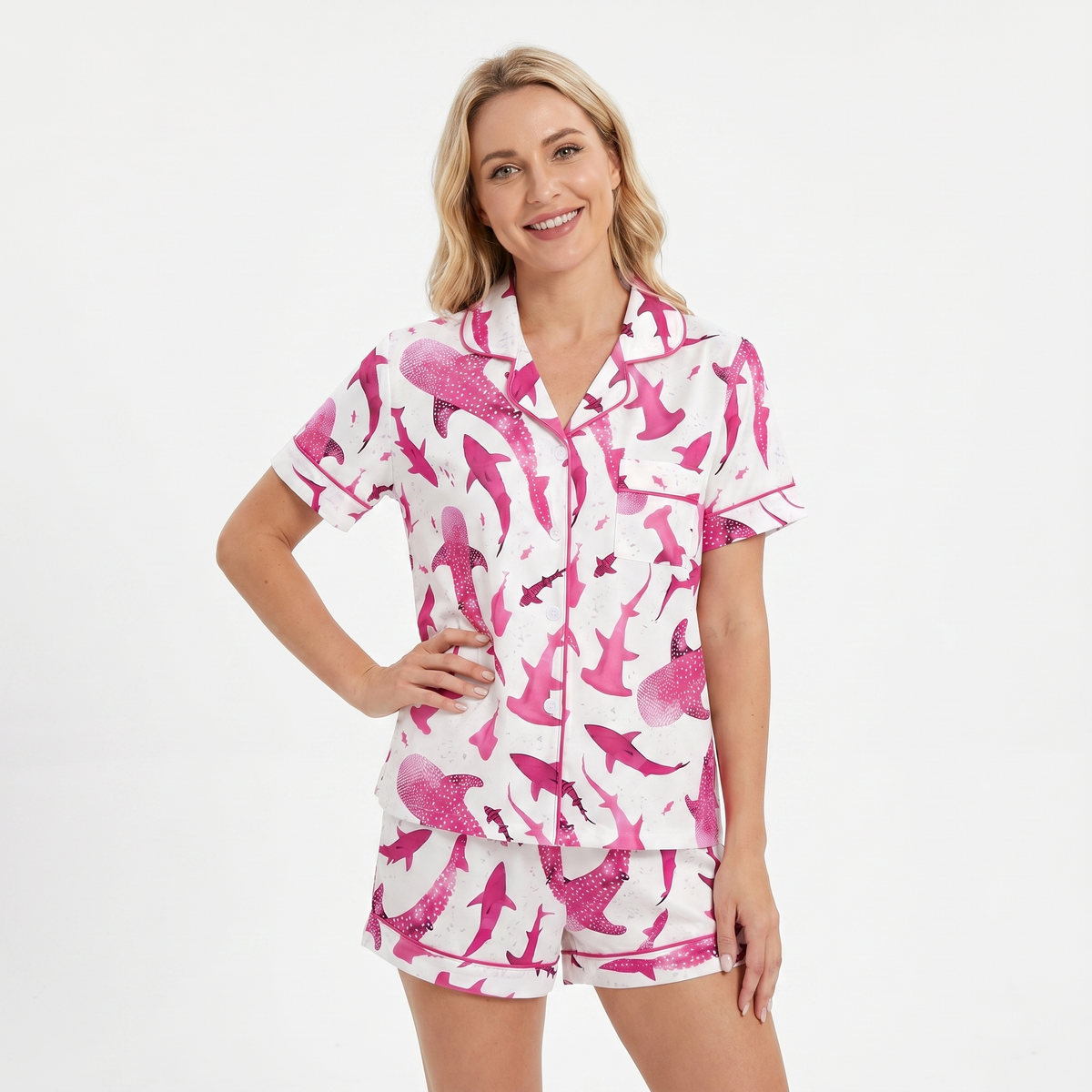 "Swimming with Sharks" Women's Shark Pajamas VIP