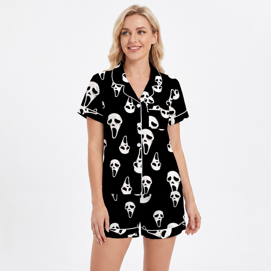 Scream Mask Halloween Pajamas VIP