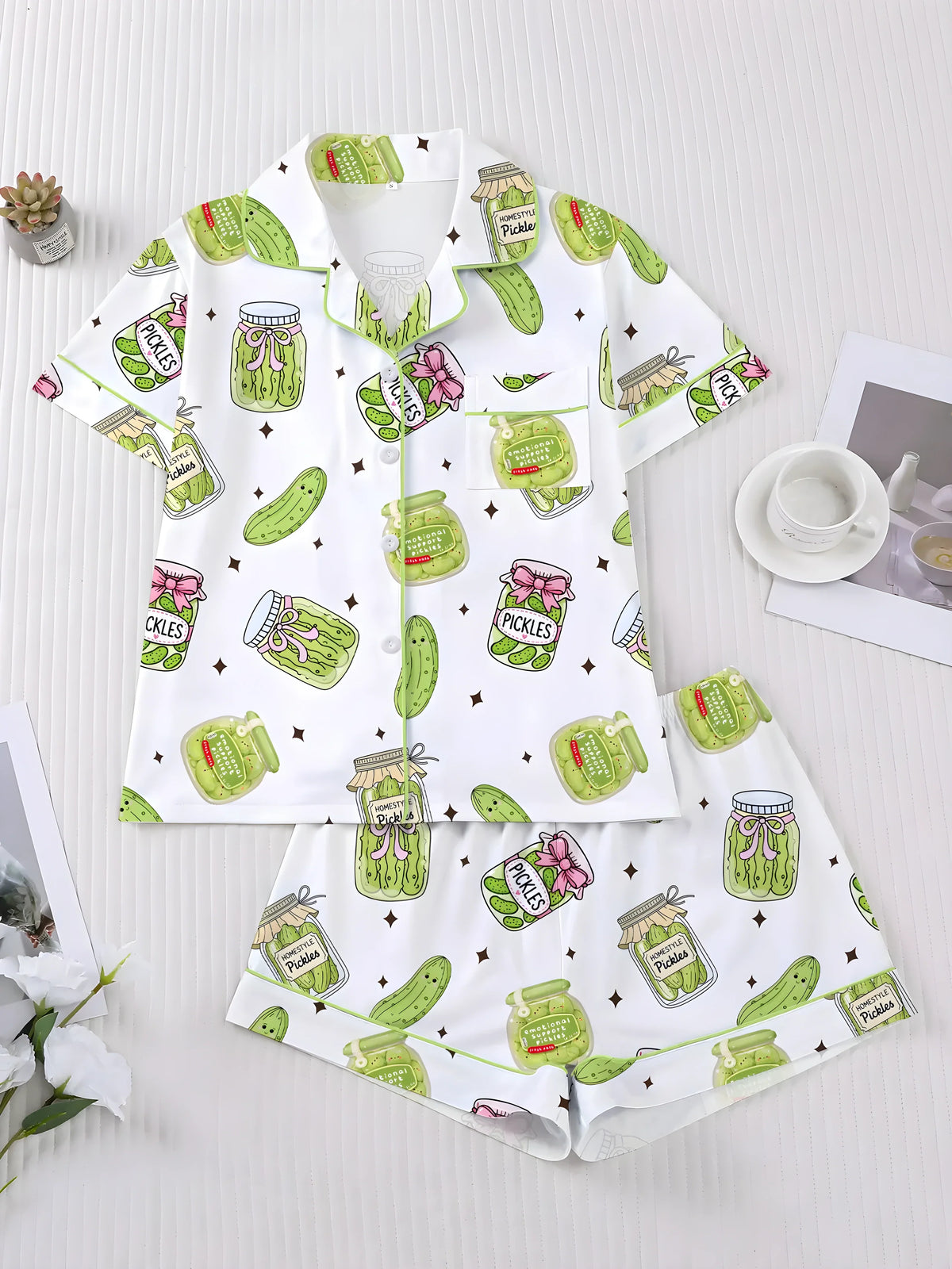 Pickle-Palooza Women's Pickle Pajama Set