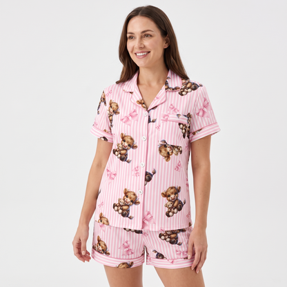 Highland Cows & Bows Women's Pajama Set