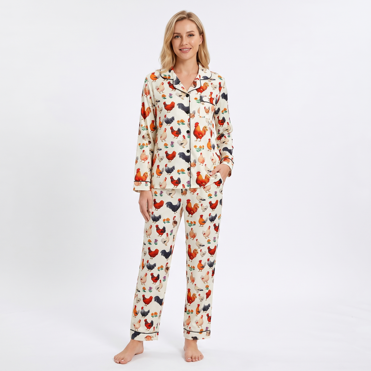 Hen House Women's Pajama Set