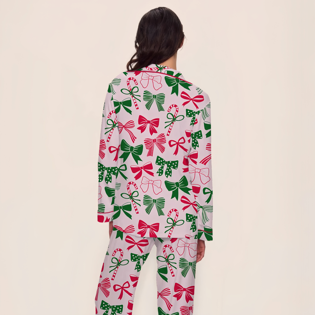 Christmas Bows Women's Pajama Set VIP