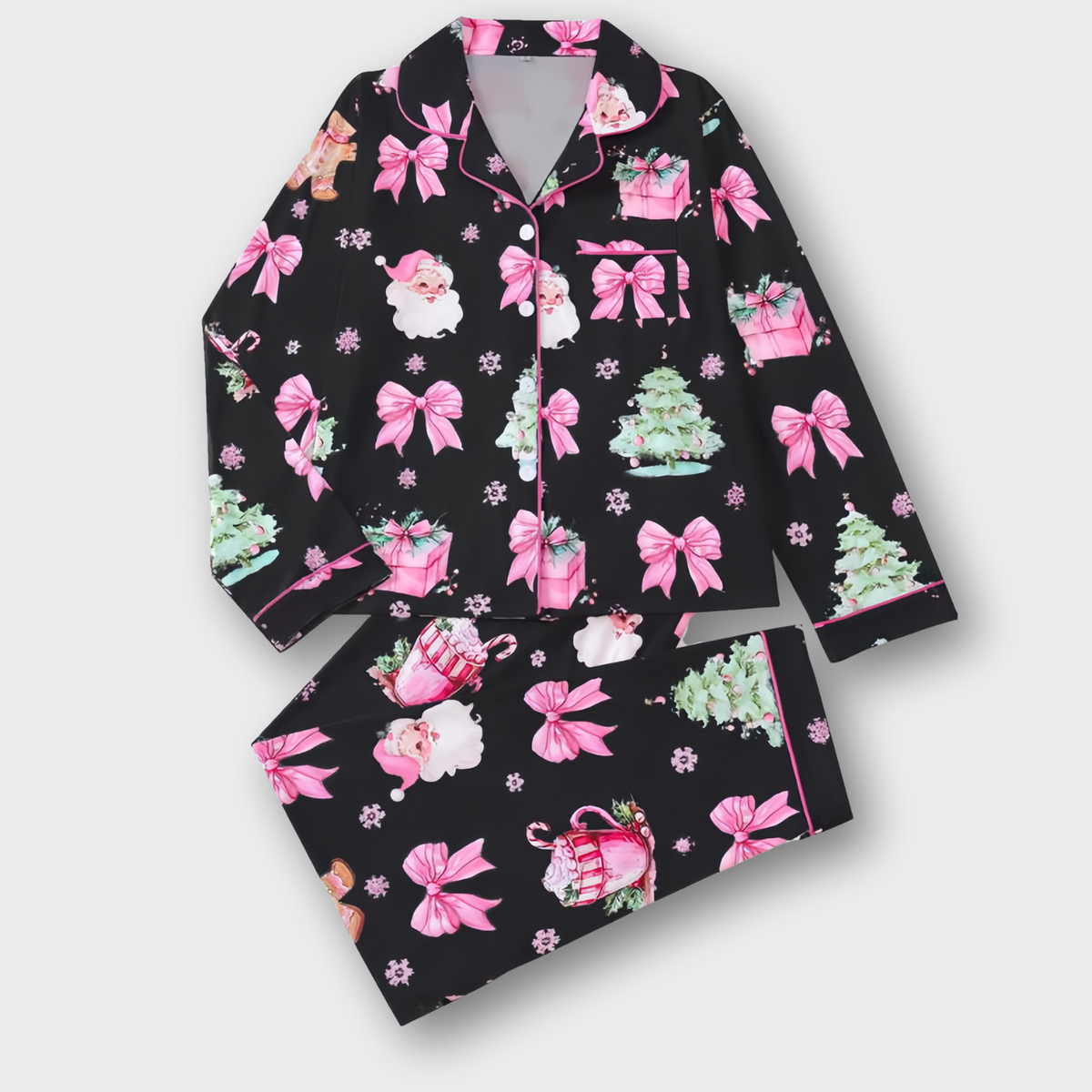 A Very Pink Christmas Women's Pajama Set