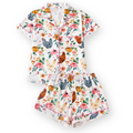 Floral Chicken Women's Pajama Set