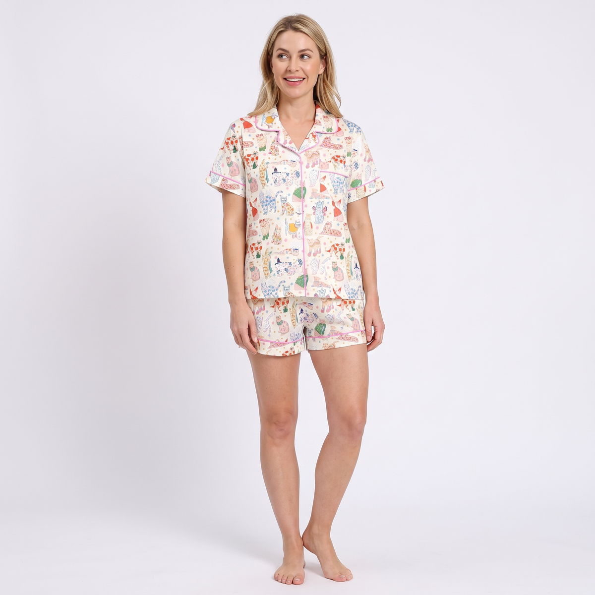 Fancy Cats Women's Pajama Set