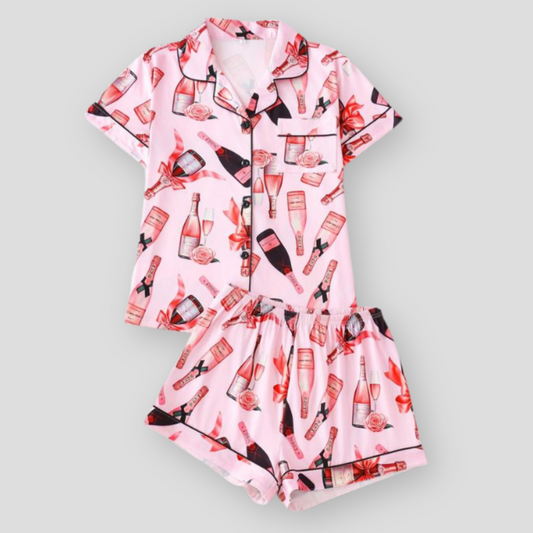 Pink Champagne Women's Pajama Set VIP