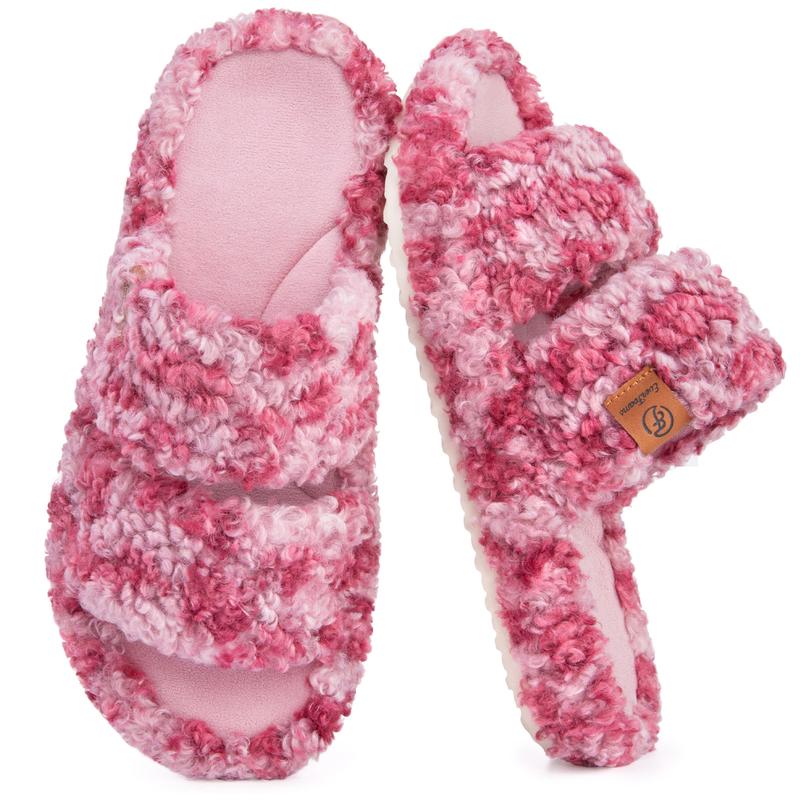 ComfyGirl Women's Fuzzy Memory Foam Slides