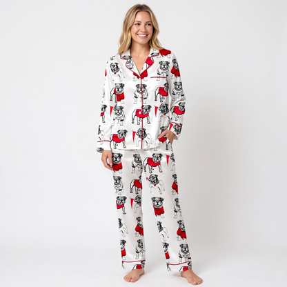 Game Day Bulldog Women's Pajama Set