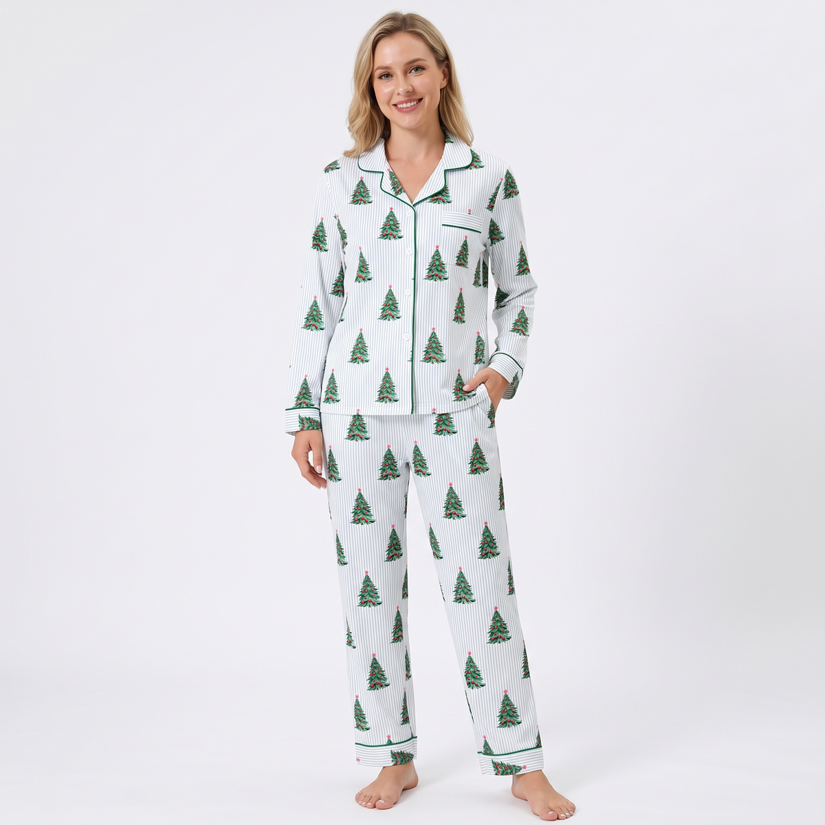 Pinstripe Pines Women's Pajama Set