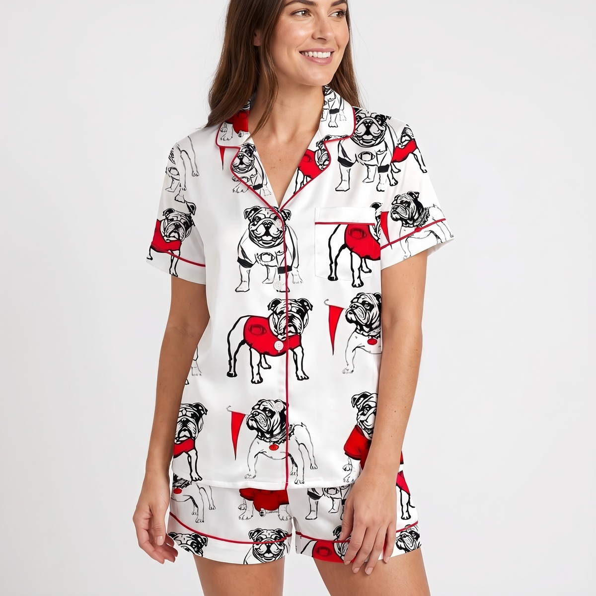 Game Day Bulldog Women's Pajama Set