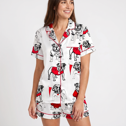 Game Day Bulldog Women's Pajama Set