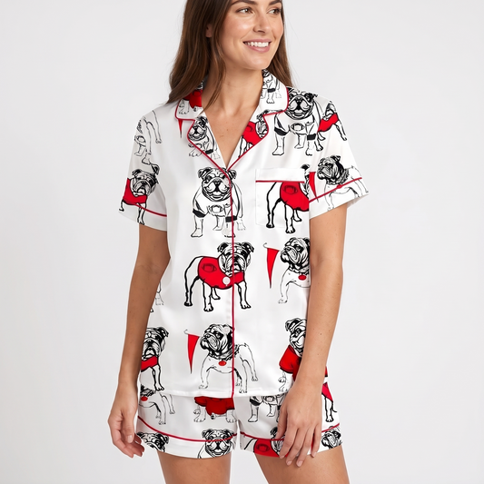 Game Day Bulldog Women's Pajama Set