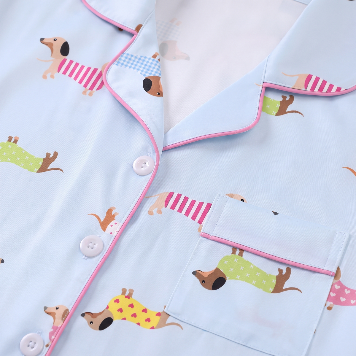 Sweater Weather Dachshunds Women's Pajama Set