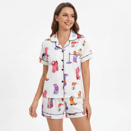 Colorful Cowgirl Women's Pajama Set VIP