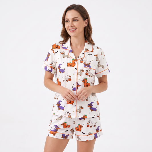 Spooky Dachshunds Halloween Pajamas VIP