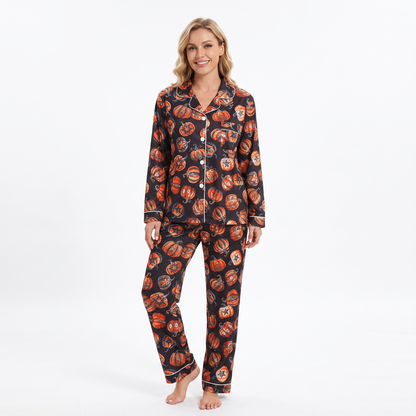 Starry Night Pumpkin Pajamas