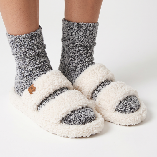 ComfyGirl Women's Fuzzy Memory Foam Slides